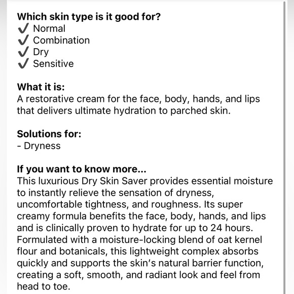 💧 Kate Somerville Dry Skin Saver - Picture 4 of 5